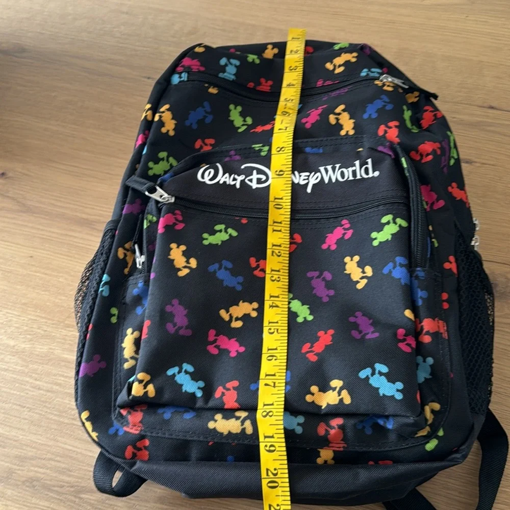 Walt Disney World Multi-Colored Mickey Mouse Silhouette Backpack